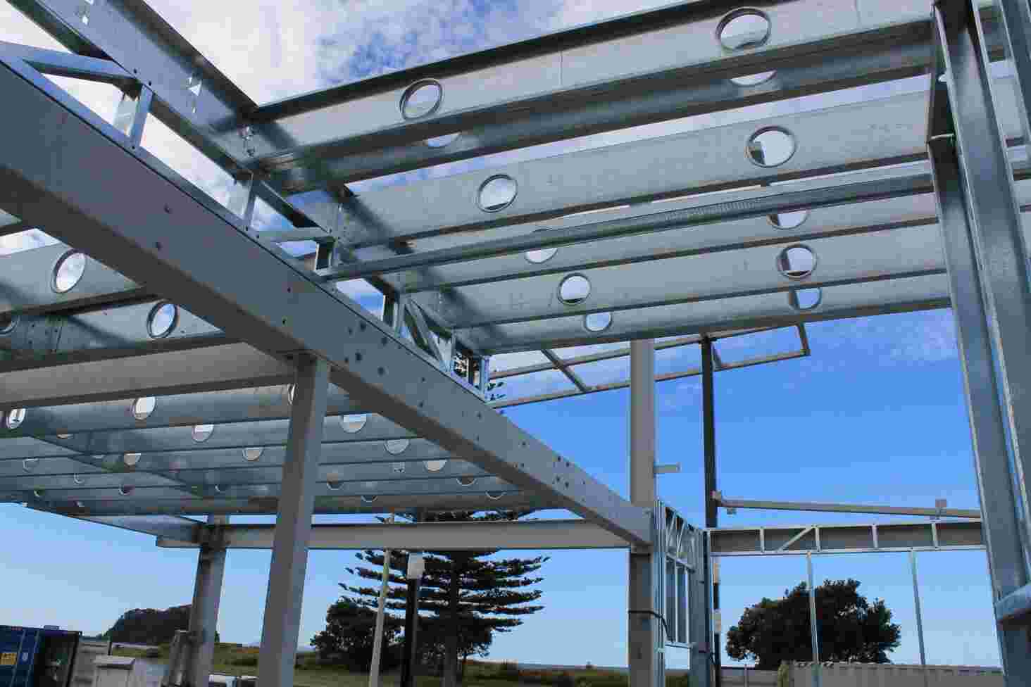 SPEEDFLOOR® Steel Joist System in Architecturally Designed Home