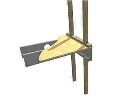 Speedfloor Steel Joist Ext Wall Bracket Detail