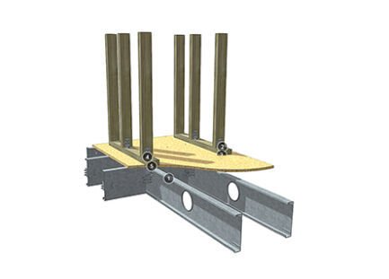 Speedfloor Steel Joist Int wall Bracket detail